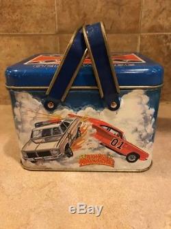 THE DUKES of HAZZARD GENERAL LEE Tin/Metal Basket