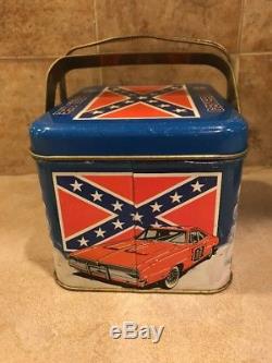 THE DUKES of HAZZARD GENERAL LEE Tin/Metal Basket