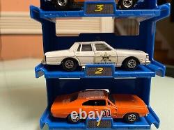 THE FIVE-BAD BOYZ! ERTL DUKES OF HAZZARD WithPATCH/HW DIXI CHALLENGER LOT no stand