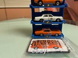 THE FIVE-BAD BOYZ! ERTL DUKES OF HAZZARD WithPATCH/HW DIXI CHALLENGER LOT no stand