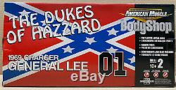 The DUKES OF HAZZARD 1969 Charger GENERAL LEE Die Cast Body Shop
