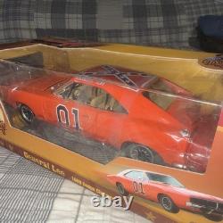 The Dukes Of Hazard General Lee 1969 Dodge Charger 118 Die-cast Auto World NEW