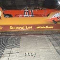 The Dukes Of Hazard General Lee 1969 Dodge Charger 118 Die-cast Auto World NEW