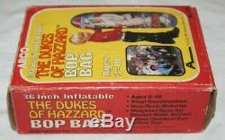 The Dukes Of Hazzard 1981 Arco Boss Hogg Inflatable Bop Bag New In Box Very Rare