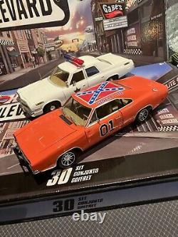 The Dukes Of Hazzard 2 Cars General Lee & Rosco Patrol Car 118 Johnny Lightning