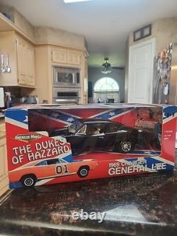 The Dukes Of Hazzard Chase General Lee 1969 Black Charger 118 Scale Ertl Rare
