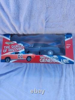 The Dukes Of Hazzard Chase General Lee 1969 Black Charger 118 Scale Ertl Rare