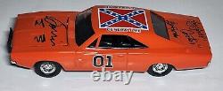 The Dukes Of Hazzard General Lee Ertl Diecast Signed by George Barris and Cooter