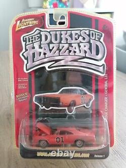 The Dukes Of Hazzard Johnny Lightning General Lee Dodge Charger Le Dirty Version