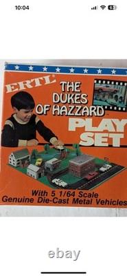 The Dukes Of Hazzard Play Set 1981 Ertl #1816 Rare & Complete New Old Stock