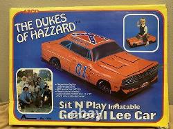 The Dukes Of Hazzard Sit N Play Inflatable General Lee Car Arco 1981 NIB #1752