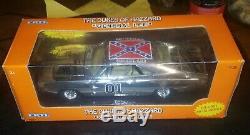 The Dukes of Hazzard 1998 ERTL Limited Ed. Chrome General Lee AUTOGRAPHED x-2