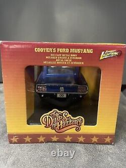 The Dukes of Hazzard Cooters FORD Mustang 1/18 Johnny Lightning NEW IN BOX