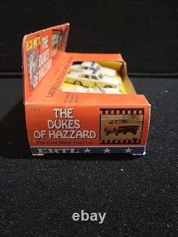 The Dukes of Hazzard Ertl Gift Set 1570, 4 Car Set Original Box And Cars Sealed