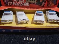 The Dukes of Hazzard Ertl Gift Set 1570, 4 Car Set Original Box And Cars Sealed