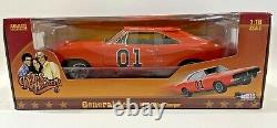 The Dukes of Hazzard General Lee 118 Diecast 1969 Dodge Charge Silver Screen