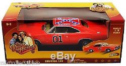 The Dukes of Hazzard General Lee'69 Dodge Charger 1/18 Johnny Lightning withFlag