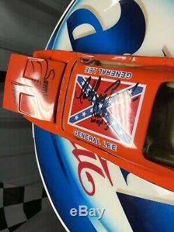 The Dukes of Hazzard Johnny Lightning 1/25 7 TIME SIGNEDNOTORIOUS GENERAL LEE