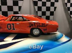 The Dukes of Hazzard Johnny Lightning 1/25 7 TIME SIGNEDNOTORIOUS GENERAL LEE