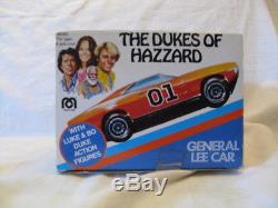 The Dukes of Hazzard Mego General Lee Car with Luke & Bo Duke Original Package