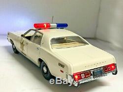 The Dukes of Hazzard Plymouth Fury SHERIFF WORKING Police LIGHTS 1/18 Diecast