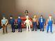 Vintage 1980 Mego Dukes Of Hazzard General Lee Complete Figure Set Of 8 Look! Wow