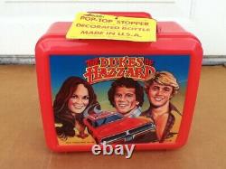 VINTAGE 1981 Aladdin Dukes of Hazzard General Lee Plastic Lunchbox & Thermos