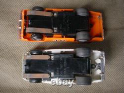 VINTAGE 1981 IDEAL THE DUKES OF HAZZARD ELECTRIC SLOT CAR RACING SET withCARS