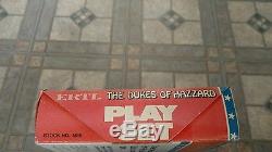 VINTAGE 1981 THE DUKES OF HAZZARD PLAY SET With 5 DIECAST 1/64 TOY CARS IN BOX