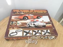 VINTAGE DUKES OF HAZZARD ELECTRIC SLOT CAR RACING SET IDEAL 1980s Track