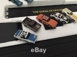 VINTAGE DUKES OF HAZZARD ELECTRIC SLOT CAR RACING SET IDEAL 1980s Track