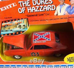 VINTAGE DUKES OF HAZZARD GENERAL LEE CAR 1/25 SCALE ERTL 1981 NEW IN BOX