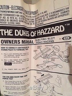 VINTAGE Dukes Of Hazzard Original 1980s Electric Slot Racing Game