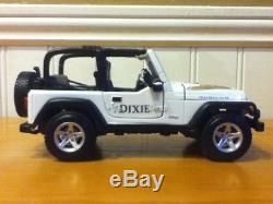 VINTAGE Dukes of Hazzard MEGO Daisy Duke Action Figure + 1/27 Diecast DIXIE Jeep
