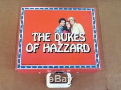 VINTAGE Original 1981 Dukes of Hazzard General Lee Record Player withMic & 3 Books
