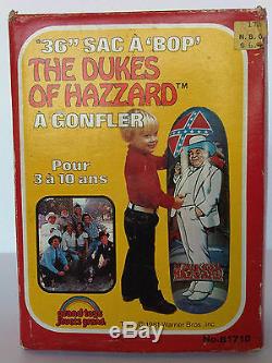 Very Rare Dukes of Hazzard Boss Hogg Bop Bag WITH BOX