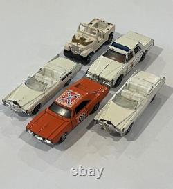 Vintage 1981 Dukes Of Hazzard 24 Car Carrying Case WithTrays & 5 Cars