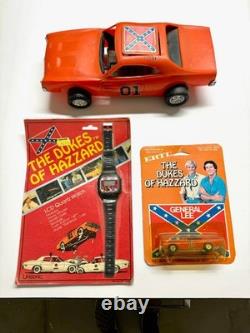 Vintage 1981 Dukes of Hazzard Ertl Watch Toy Lot General Lee Rare Vintage 1981 Dukes of Hazzard Ertl Watch Toy Lot General Lee Rare