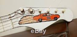 Vintage 1981 Dukes of Hazzard Guitar General Lee Toy Emenee