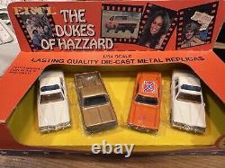 Vintage 1981 ERTL Dukes Of Hazzard 1/64 Diecast 4 Pack Set NEVER OPENED