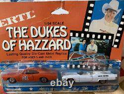 Vintage 1981 ERTL Dukes of Hazzard GENERAL LEE 1/64 RARE Double Car Mint Package