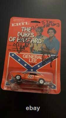 Vintage 1981 ERTL Dukes of Hazzard General Lee 1/64 SIGNED Ben Jones Cooter