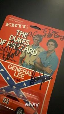 Vintage 1981 ERTL Dukes of Hazzard General Lee 1/64 SIGNED Ben Jones Cooter