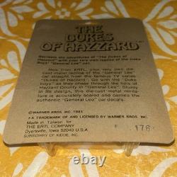 Vintage 1981 ERTL The Dukes of Hazzard 1/64 General Lee 1969 Dodge Charger Rare