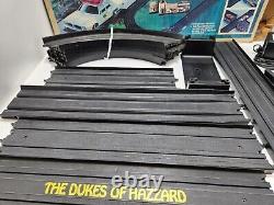 Vintage 1981 IDEAL DUKES OF HAZZARD HO SLOT CAR RACING Incomplete