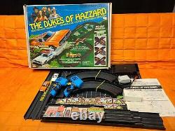 Vintage 1981 Ideal The Dukes Of Hazzard Electric Slot Car Racing Set General Lee