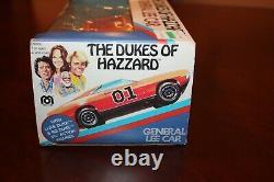 Vintage 1981 MEGO Dukes of Hazzard General Lee Car with Bo & Luke Duke MIB sealed