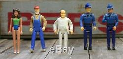 Vintage 1981 MEGO The Dukes of Hazzard 3 3/4 Action Figures with Jeep Lot