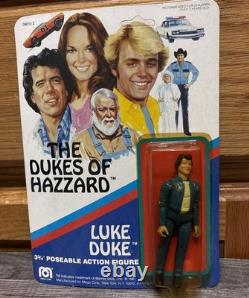 Vintage 1981 Mego DUKES OF HAZZARD Luke Duke 3.75 Action Figure MOC SEALED