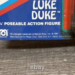 Vintage 1981 Mego DUKES OF HAZZARD Luke Duke 3.75 Action Figure MOC SEALED